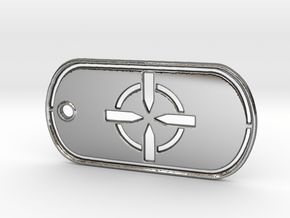 Battelfield 4 Ultimate Recon Dog Tag in Fine Detail Polished Silver