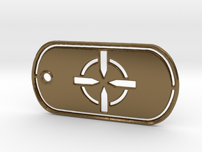 Battelfield 4 Ultimate Recon Dog Tag in Polished Bronze