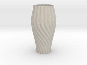 Parametric Vase  in Natural Sandstone