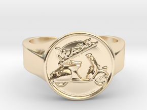 Vespa Ring in 14K Yellow Gold