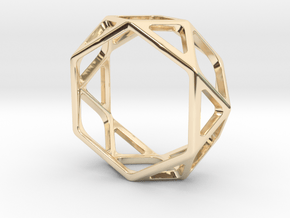 Structural Ring size 10 (multiple sizes) in 14K Yellow Gold