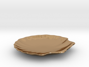 Shell Dish in Polished Brass