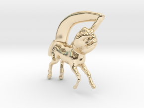 Funicorn in 14k Gold Plated Brass