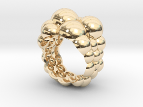 Bubbling V3.0 17 in 14K Yellow Gold