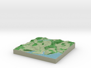 Terrafab generated model Thu Oct 29 2015 23:03:35  in Full Color Sandstone