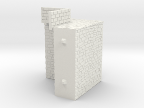 NF10 Modular fortified wall in White Natural Versatile Plastic