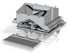 Feldbahn Kohlelore Spur 0e/0f in Tan Fine Detail Plastic