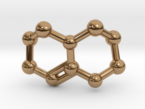 Triazabicyclodecene (TBD) Molecule Necklace in Polished Brass