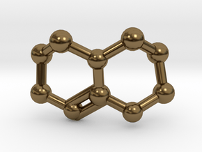 Triazabicyclodecene (TBD) Molecule Necklace in Polished Bronze