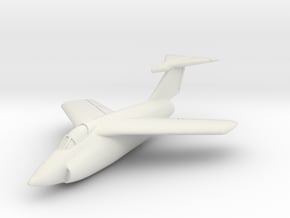 Grumman XF10F Jaguar (In Flight) 1/285 6mm in White Natural Versatile Plastic