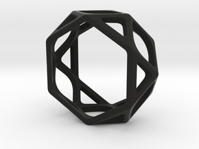 Structural Ring size 5,5 in Black Natural Versatile Plastic