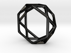 Structural Ring size 10,5 in Matte Black Steel