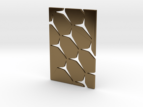 Youniversal Cardholder, Structured, Accessoir in Polished Bronze