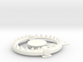 Bear Trap in White Processed Versatile Plastic