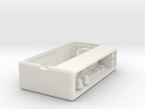 Bottom Feeder Box SX350J (Box, buttons) in White Natural Versatile Plastic