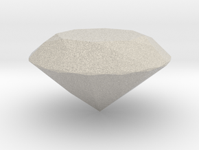 Diamond (Hollow) in Natural Sandstone