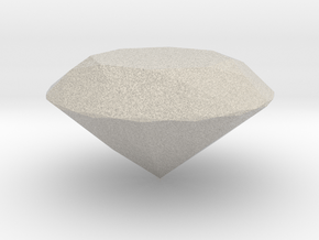 Solid Diamond in Natural Sandstone