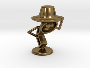 Lala , "Am i looking good in hat?" - Desktoys in Polished Bronze