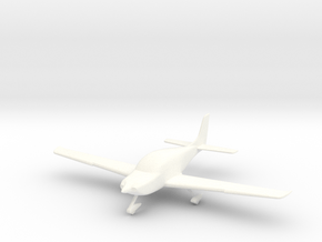 Cirrus SR22 Aircraft in 1/96 scale in White Processed Versatile Plastic