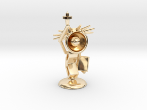 Lala - State of liberty - DeskToys in 14k Gold Plated Brass