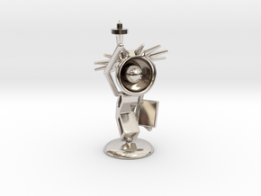 Lala - State of liberty - DeskToys in Rhodium Plated Brass