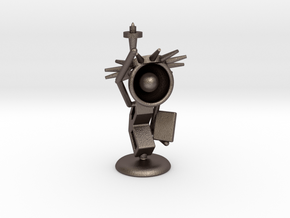 Lala - State of liberty - DeskToys in Polished Bronzed Silver Steel