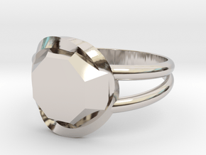 Size 10 Diamond Ring in Platinum