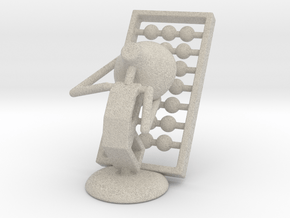 Lala - Playing abacus - DeskToys in Natural Sandstone