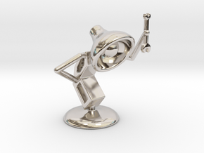 Lala as "Mechanic" - DeskToys in Rhodium Plated Brass