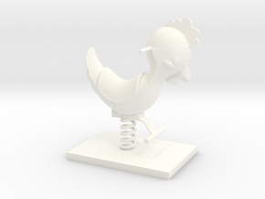 Playground chicken in White Processed Versatile Plastic