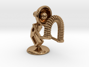 Lala - Playing with "Spring coil toy" - DeskToys in Polished Brass