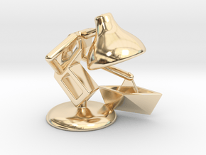JuJu - "Playing with paper boat" - DeskToys in 14K Yellow Gold