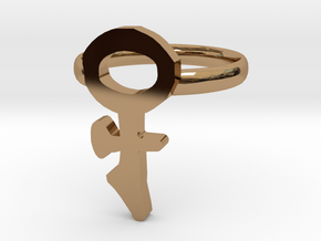 Goddesses: Venus in Adolpho size 9.5 in Polished Brass