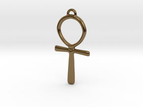 ANKH in Polished Bronze