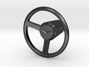 Shooter Rod Knob - v2 Cadillac Steering Wheel in Polished and Bronzed Black Steel