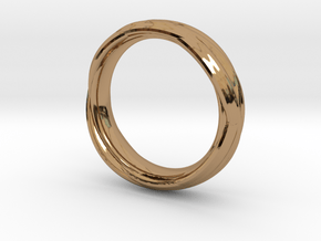 Ring 7 in Polished Brass
