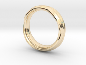 Ring 7 in 14k Gold Plated Brass