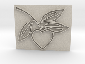Heart1a in Natural Sandstone