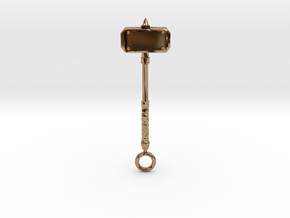 Wrath Hammer Pendant (MKX) in Polished Brass