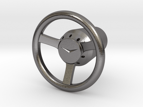 Shooter Rod Knob - v3 Cadillac Steering Wheel in Polished Nickel Steel