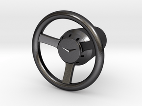 Shooter Rod Knob - v3 Cadillac Steering Wheel in Polished and Bronzed Black Steel