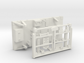 11A-Rear Pallet - Apollo 15 and 16 in White Natural Versatile Plastic