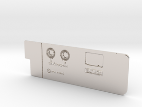 Sony Walkman TPS-L2 top panel in Rhodium Plated Brass