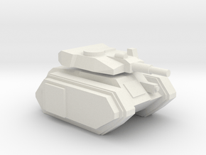 [5] Airborne Tank in White Natural Versatile Plastic