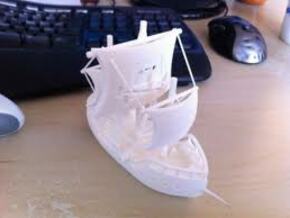 The Piratebay Pirate Ship in White Natural Versatile Plastic