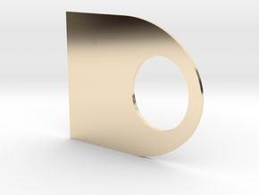 Duct Tape End Finder in 14K Yellow Gold