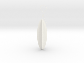 Ethnic earrings in White Processed Versatile Plastic
