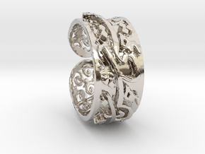 Khayam-1075 in Rhodium Plated Brass