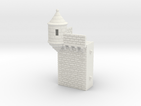 NF4 Modular fortified wall in White Natural Versatile Plastic