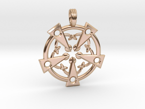 MAGICK SOULS in 14k Rose Gold Plated Brass